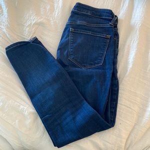 high rise skinny jeans